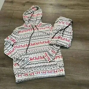 ShoSho Fleece Christmas Lounge Jogger Leggings Set Hoodie 2 Piece Set Women's sm